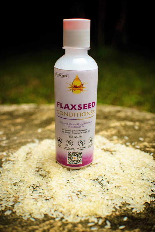 African Shea Butter + Flaxseed Rinse-off and Leave-on Conditioner